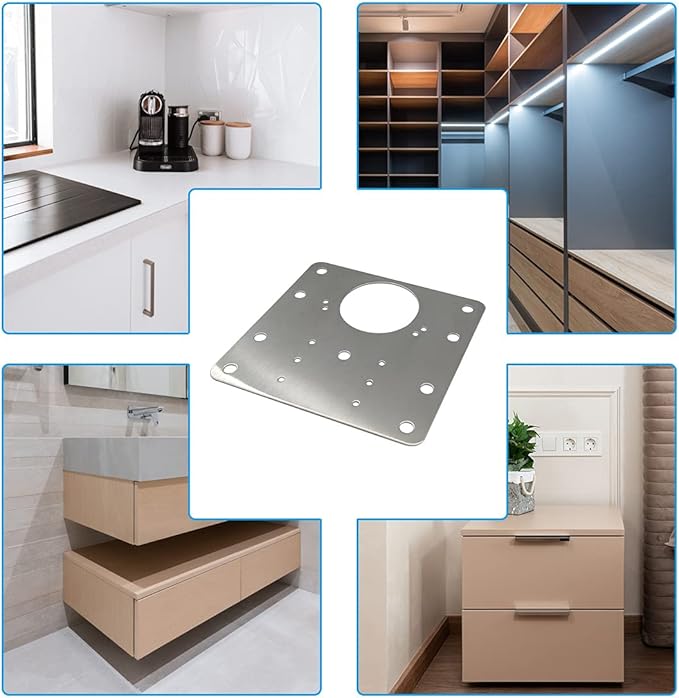 Cabinet Hinge Metal Repair Plate 5