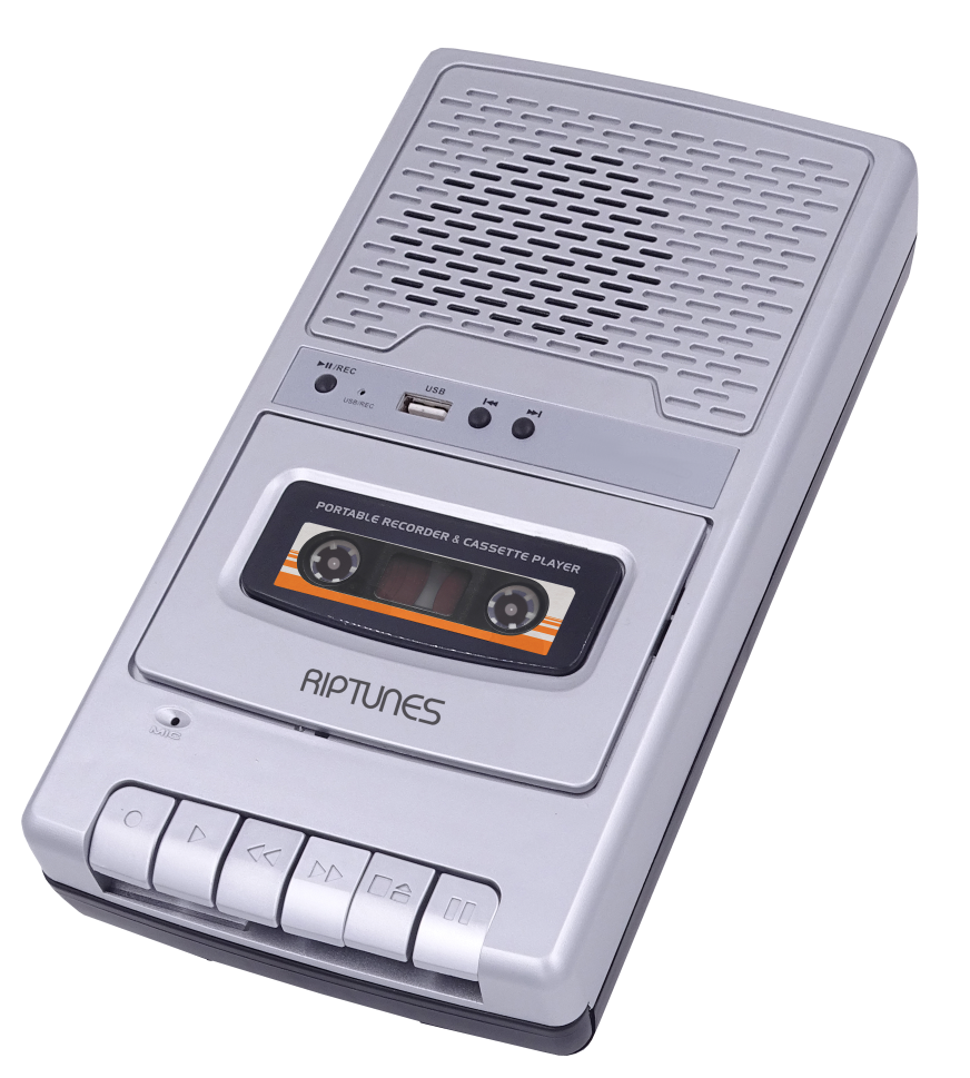 Cassette Player and Recorder, USB Playback