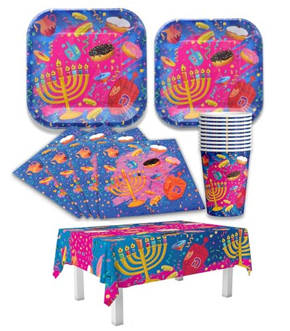 Chanukah Mega Family Paper Goods Set 1