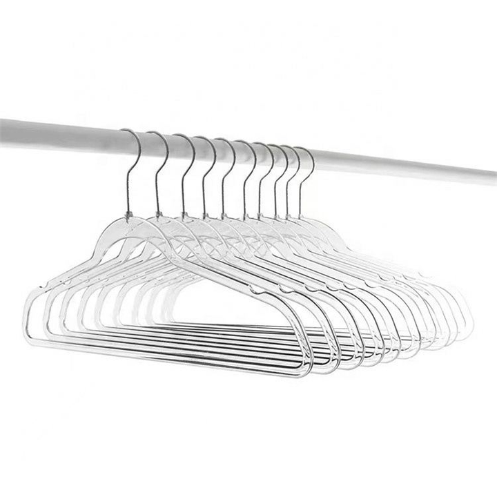 Clear Adult Hanger 10 Pack