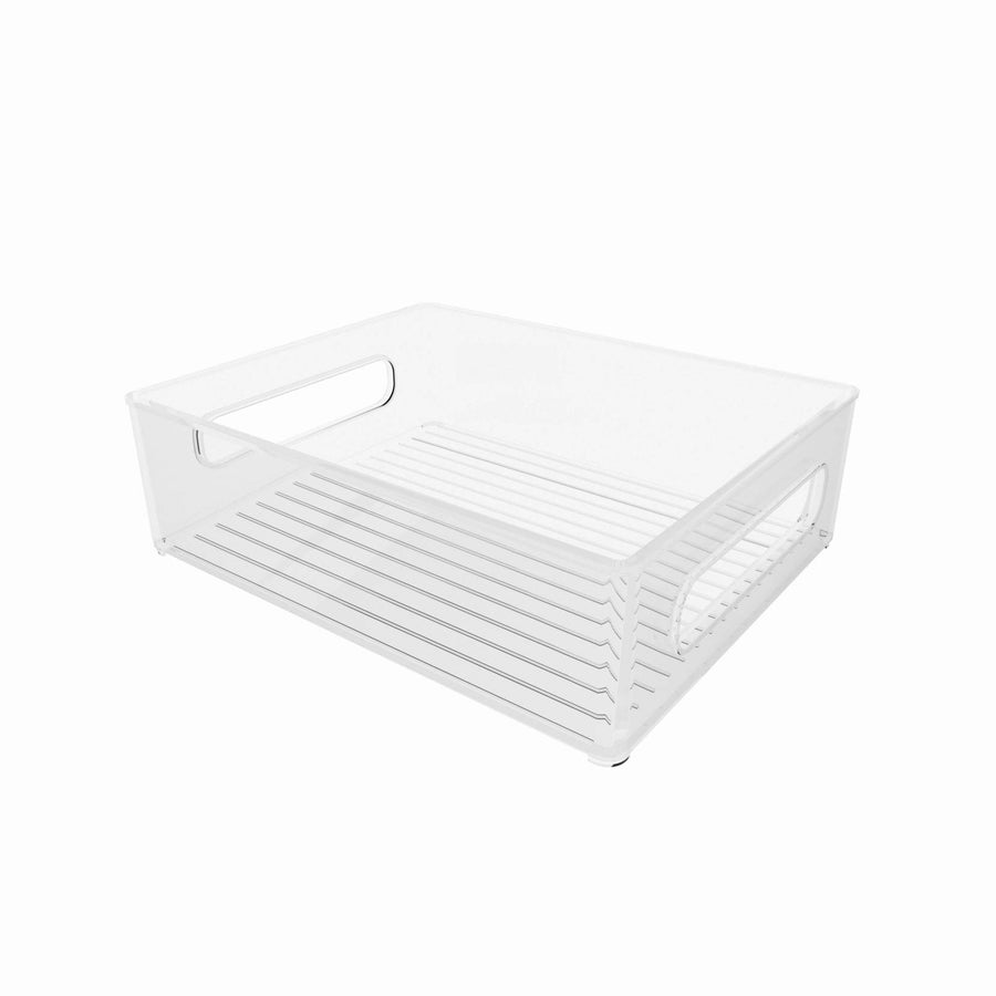 Clear Storage Bin 10'' L X 8'' W X 3'' H
