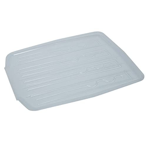 Countertop Draining Tray Medium Clear 2