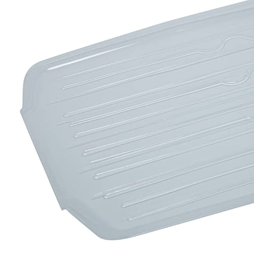 Countertop Draining Tray Medium Clear 3