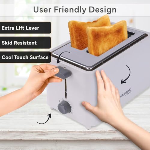 Courant 2 Slice Toaster Cool Touch White 2