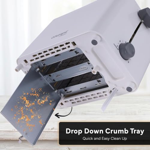 Courant 2 Slice Toaster Cool Touch White 4