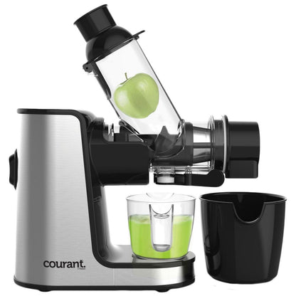 Courant Stainless Steel Streamlined Modern Horizontal Slow Juicer 1