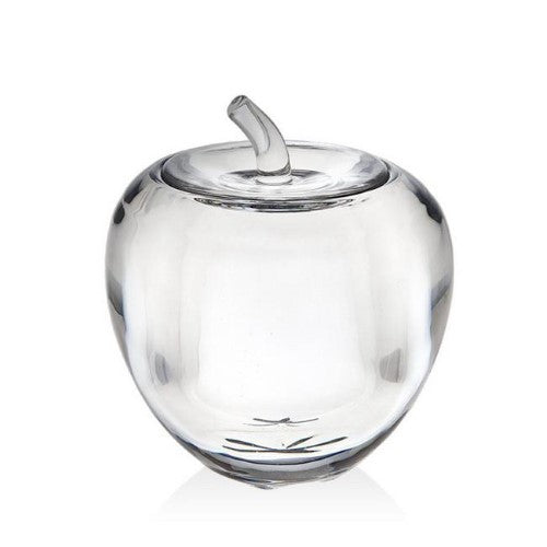 Crystal Apple Honey Dish