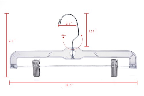 Crystal Skirt Hangers 5 Pk 5