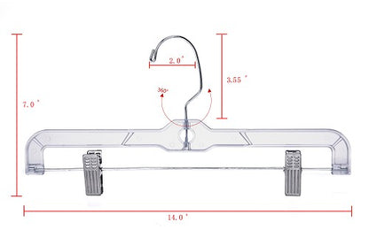 Crystal Skirt Hangers 5 Pk 5