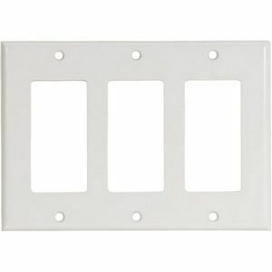DECORA WALLPLATE 3G WHT