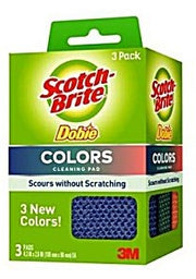 DOBIE PAD 3pk-RED/BLUE/GREEN