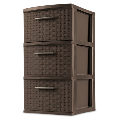 DRAWER/CART-3 WEAVE 12" WIDE-Cement