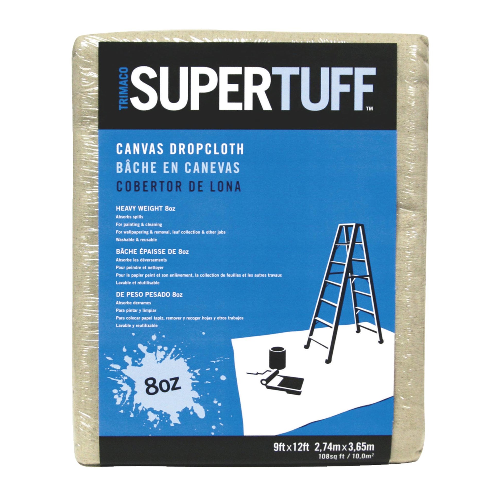 DROPCLOTH 8OZ 9'X12'