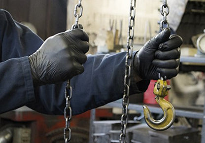 DSP GLOVE NIT LG BLK PF 5