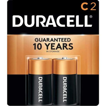 DURACELL BATTERY-C-2 PACK 1