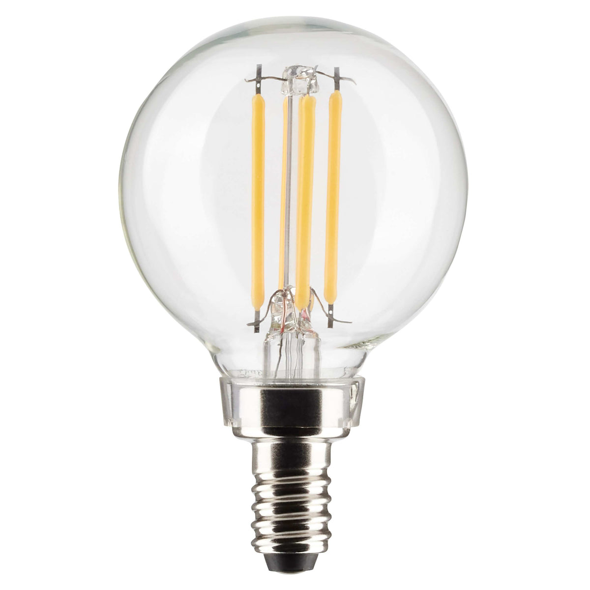 Decorative Led Globe Bulb 60Wt Candelabra Base 1