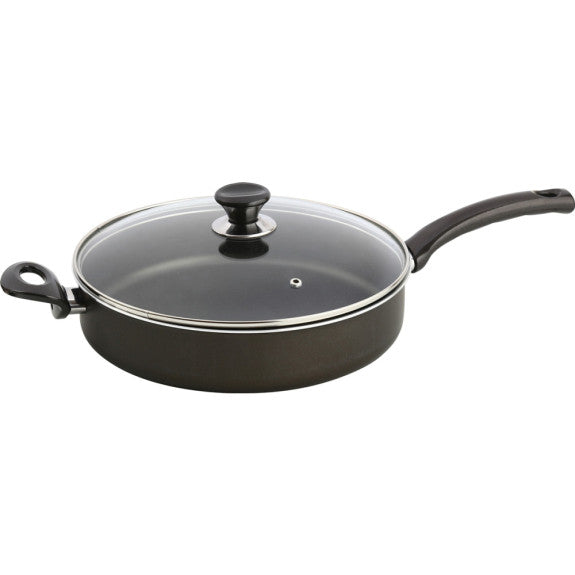 Deep Frying Pan with Lid 12" 1