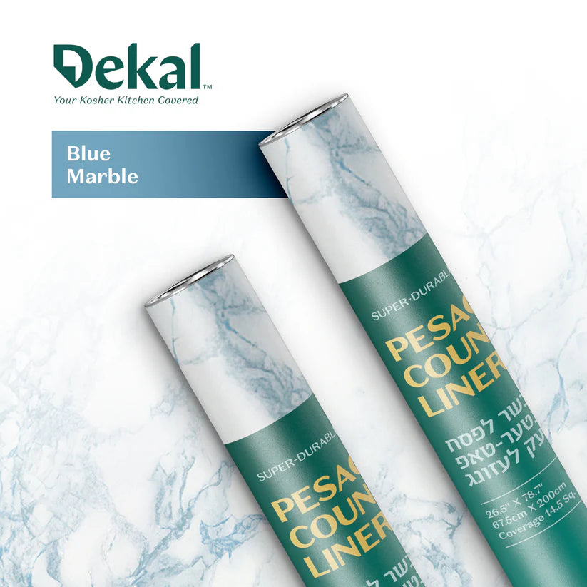 Dekal Counter Cover Blue Marble 26.5''X 10 Ft