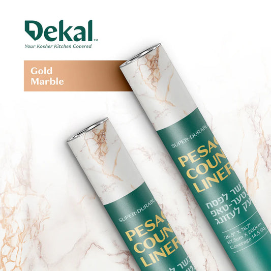 Dekal Counter Cover, Gold Marble 26.5''X 10 Ft 1