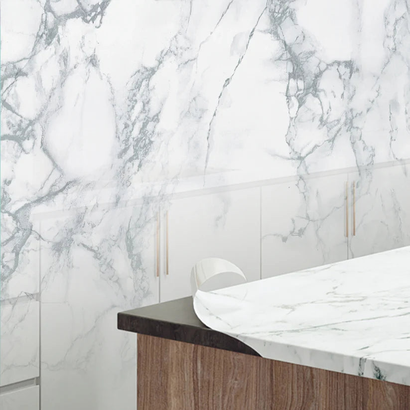 Dekal Counter cover Grey Marble 26.5''X 10 Ft