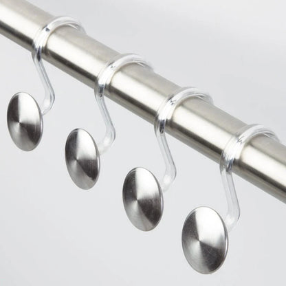 Design Forma Maxi Shower Hook Set of 12 in Brushed Stainless Steel