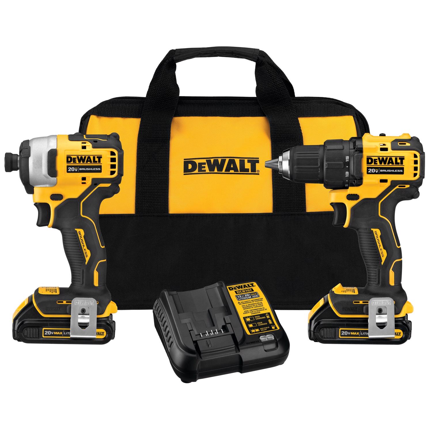 Dewalt Atomic Compact & Impact Driver Kit