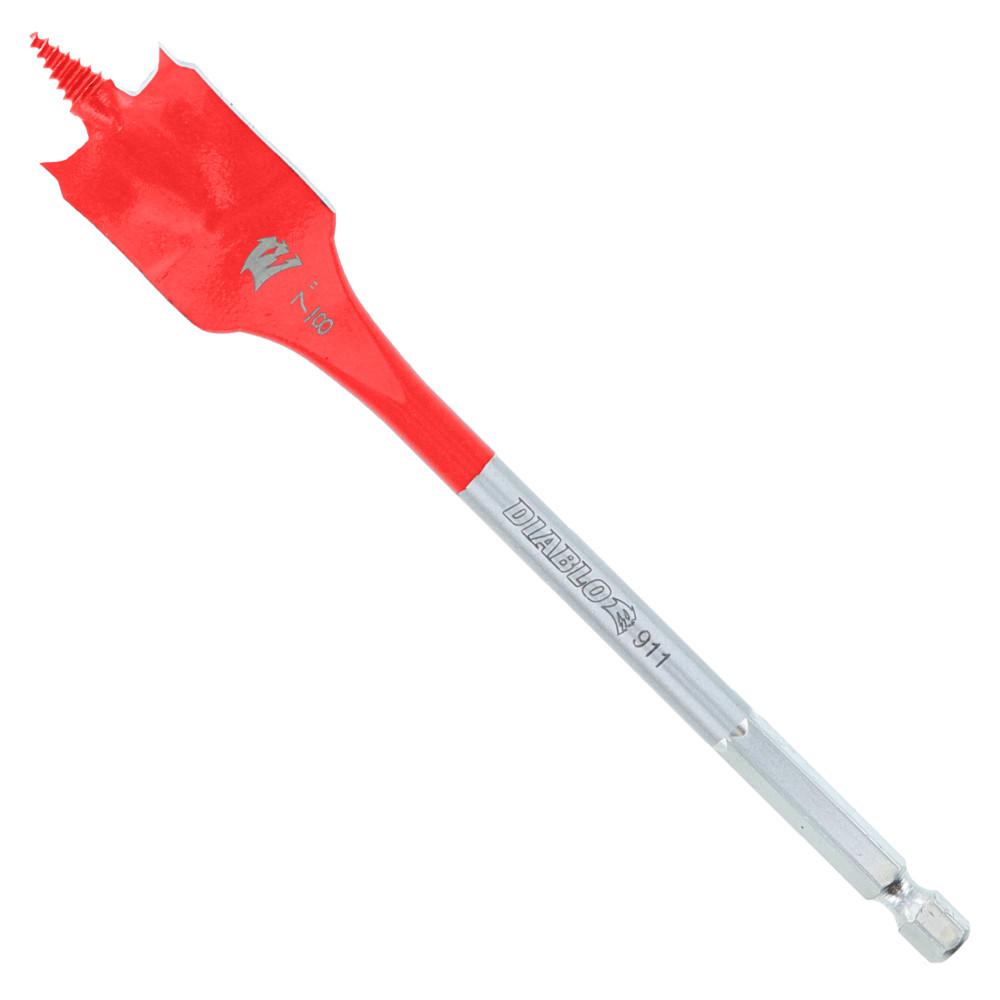 Diablo 7/8 in. X 6 in. L High Speed Steel Clean Wood Spade Bit Hex Shank