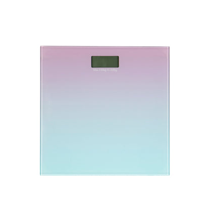 Digital Glass Body Scale 330lbs capacity -Ombre print 1