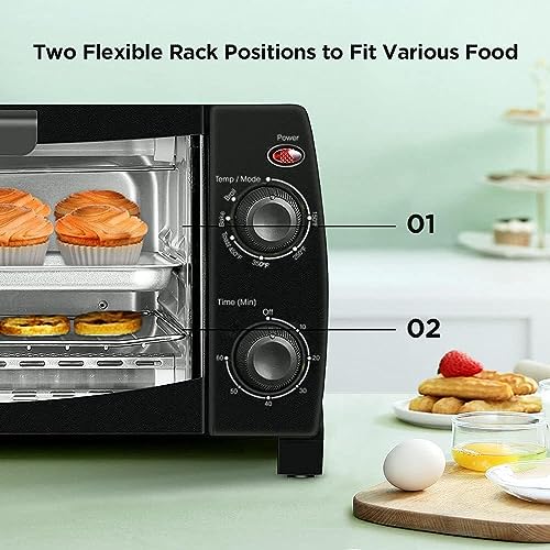 Dominion 4 slice toaster oven (Black) 3