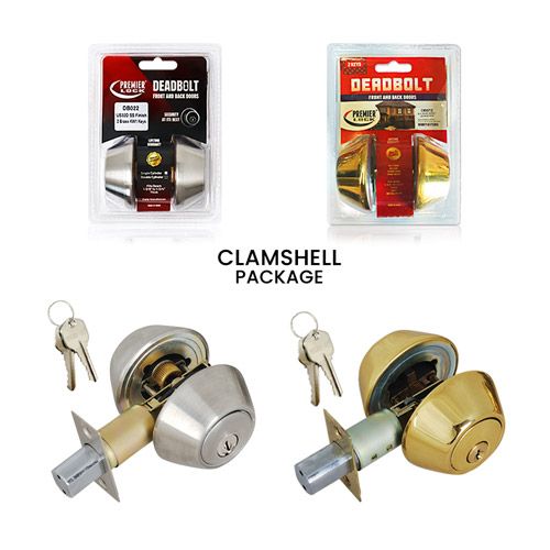 Double Deadbolt Brass
