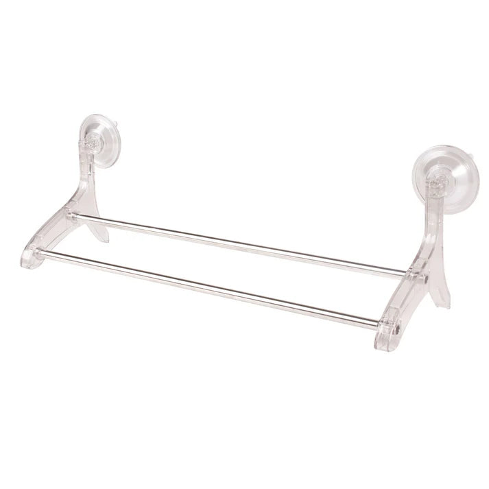 Double suction Clear Towel Bar 1