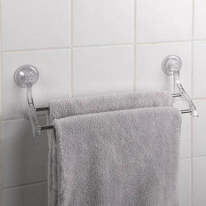 Double suction Clear Towel Bar 2