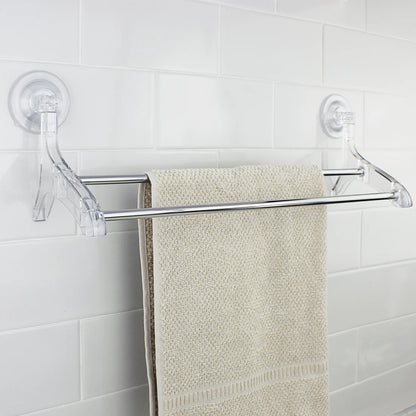 Double suction Clear Towel Bar 4
