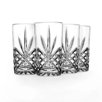 Dublin Crystal Highball, Set of 4