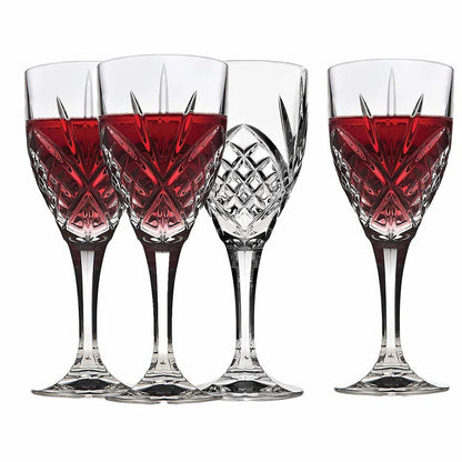 Dublin Crystal Goblet, Set of 4