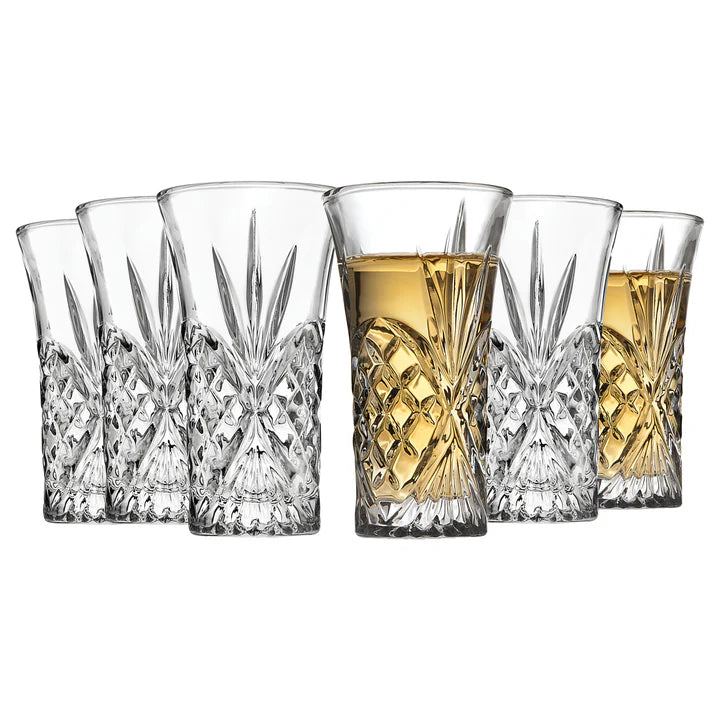 Dublin Crystal Vodka Shooters, Set of 6