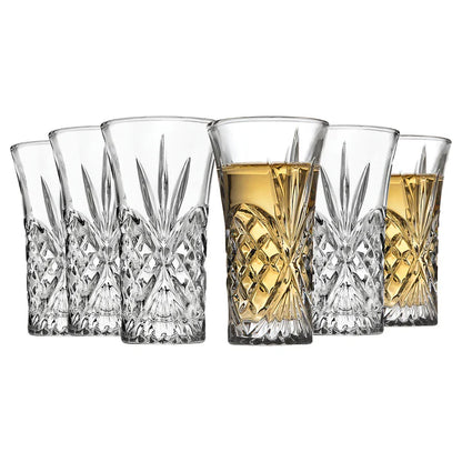 Dublin Crystal Vodka Shooters, Set of 6