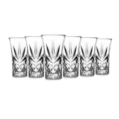 Dublin Crystal Vodka Shooters, Set of 6