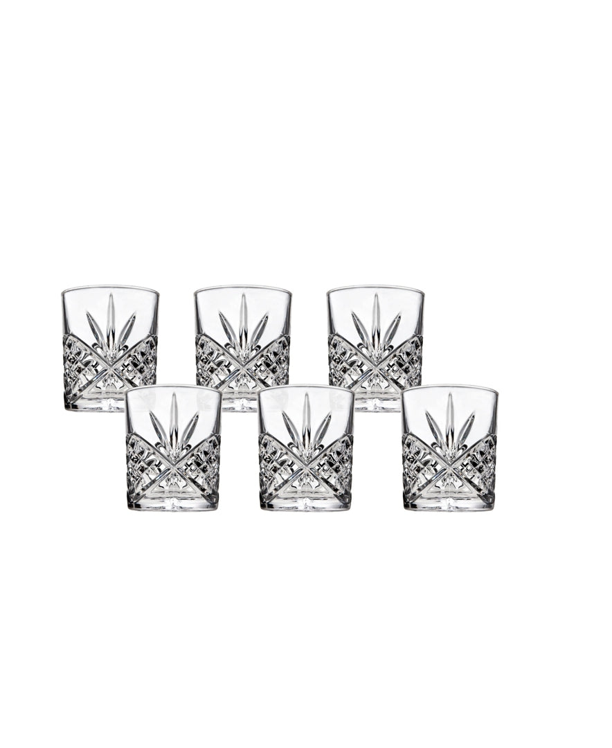 Dublin Crystal Whiskey Shot Glass, Set of 6