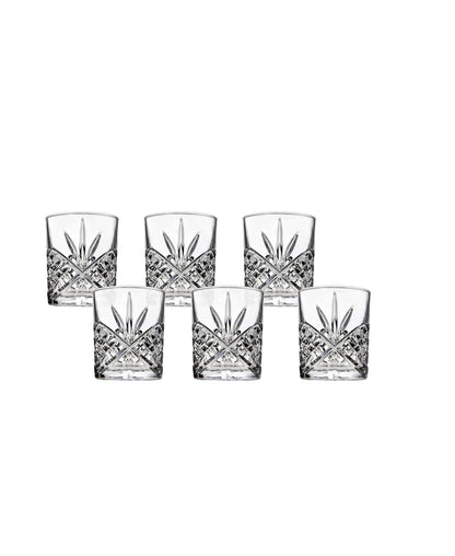 Dublin Crystal Whiskey Shot Glass, Set of 6