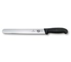 Victorinox - Fibrox Pro Slicing Knife, Straight, Round Tip,10 Inch Black