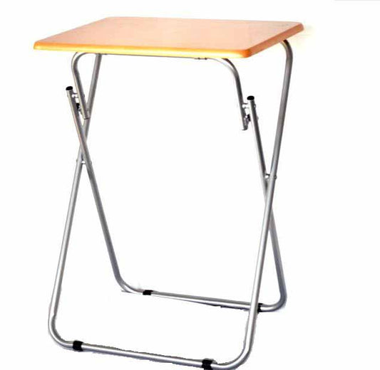 Natural Wood Folding Table 19'' X 15'' X 26''