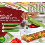 Food Chopper and Vegetable Dicer with 6.75 Cup Green