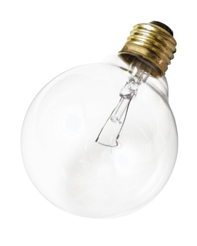 G25 GLOBE- MED.BASE- 25w CLEAR 3