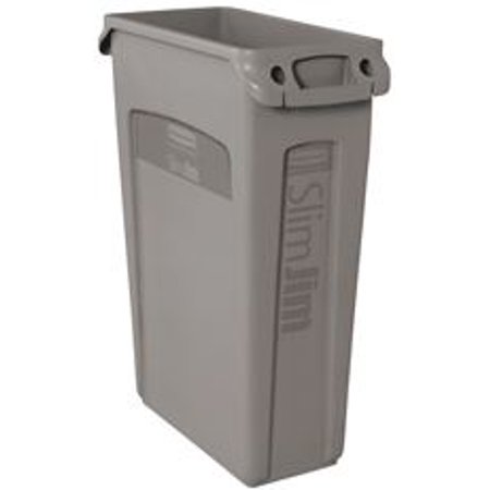GARBAGE CAN23G GRY RESIN