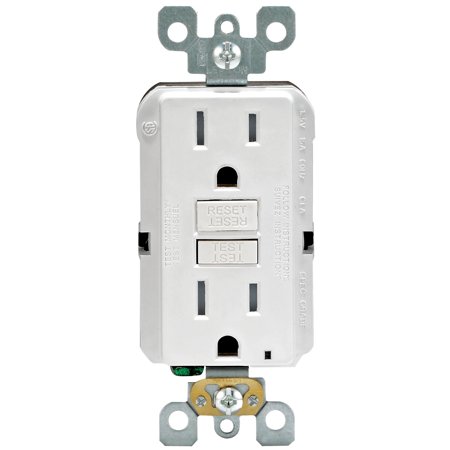 GFI ST RECEPT TR15A WHT