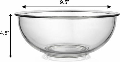 GLASS MIXING BOWL-4 qt 1
