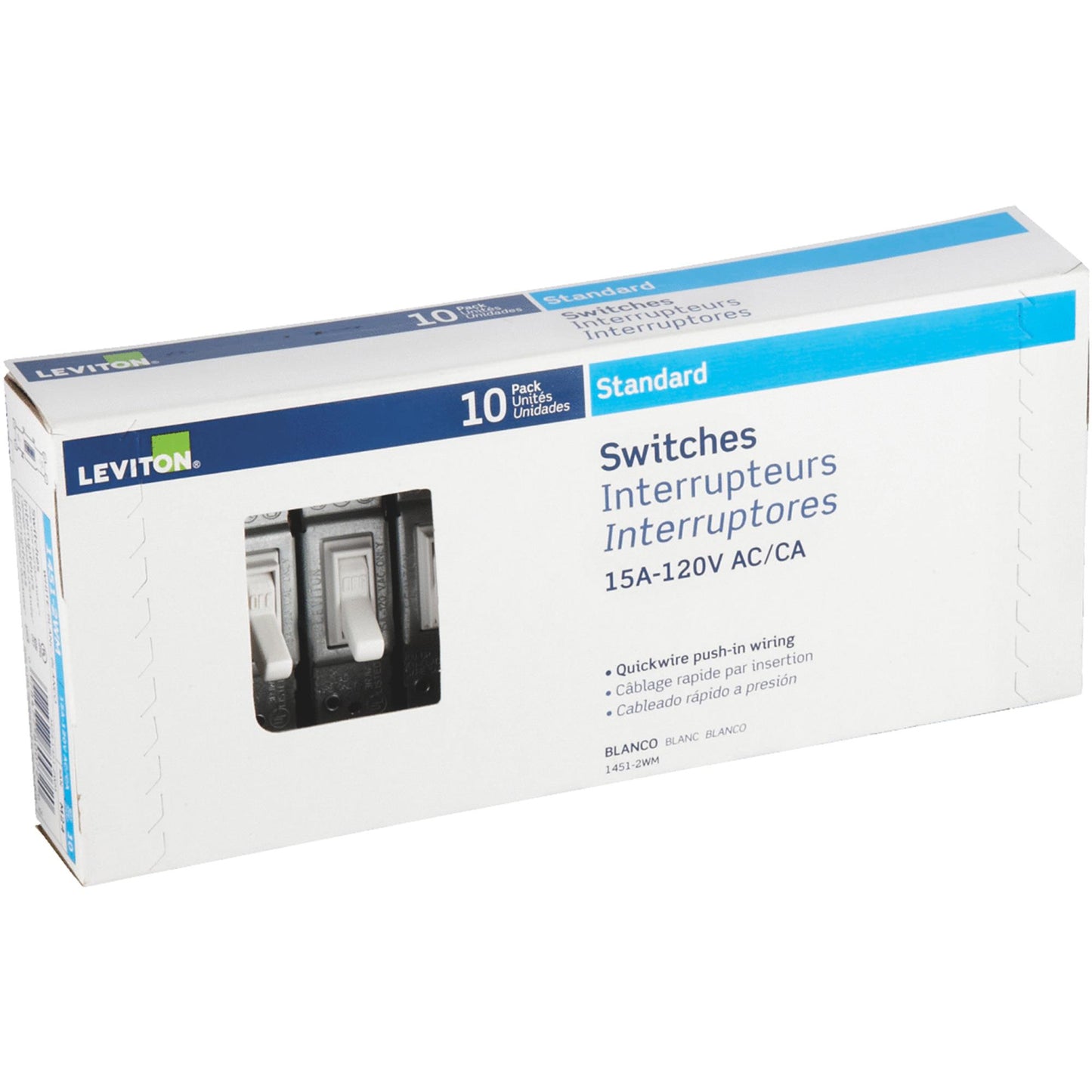 GRND TOGL SWITCH MLT WHT 1