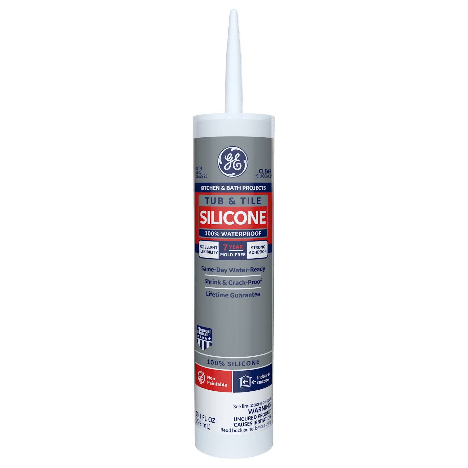 Ge Clear Silicone Tub N Tile 1 1