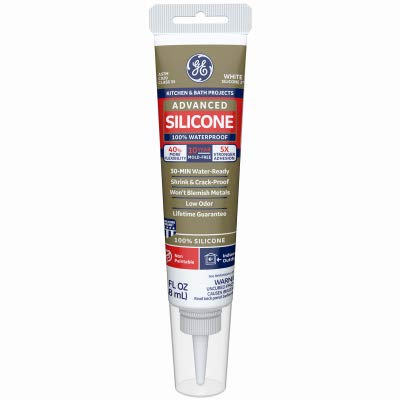 Ge Silicone White 2.8 Oz 1